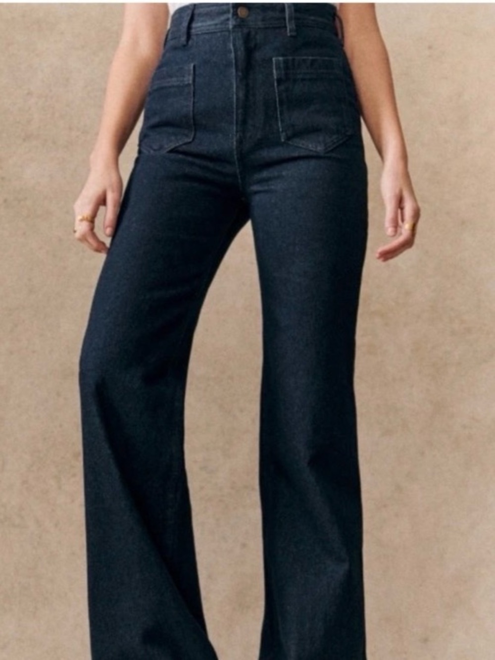 Sezane The 70's High Rise Trousers